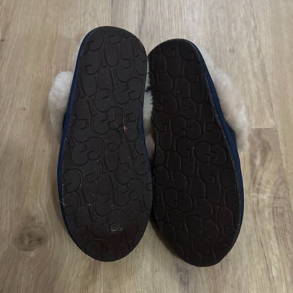 Ugg navy slippers - size 7 - Picture 3 of 3